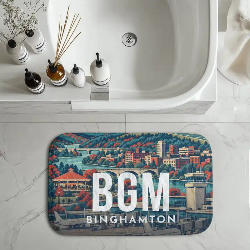 Greater Binghamton Airport (BGM) bath mat