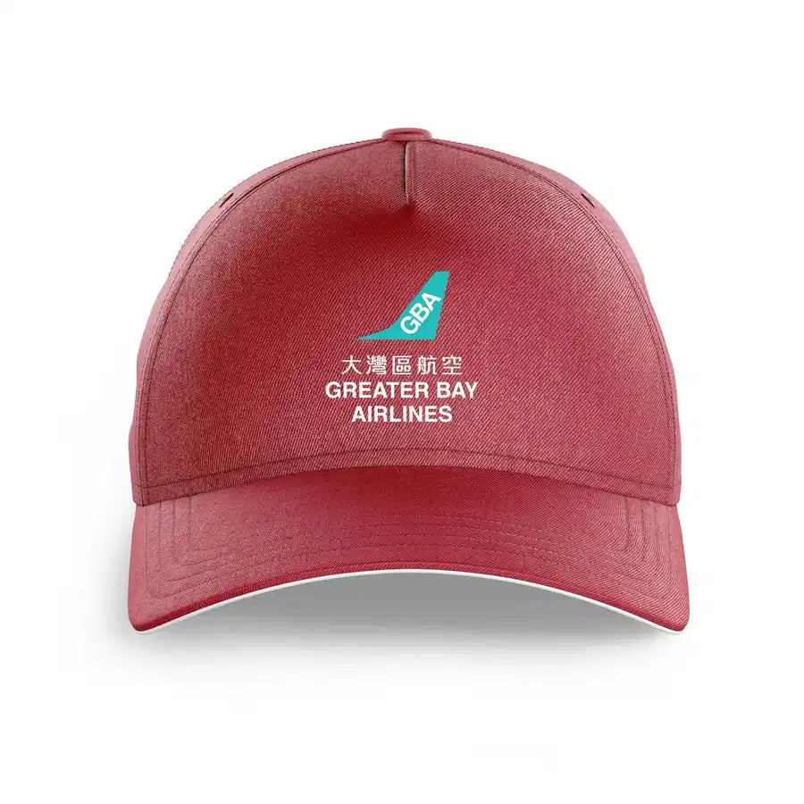 Greater Bay Airlines printed hat - dark red