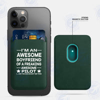 Thumbnail for I am an Awesome Boyfriend iPhone Cases Magnetic Card Wallet