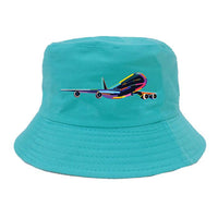 Thumbnail for Multicolor Airplane summer hat - green