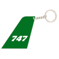 Thumbnail for 747 Flat Text Designed Tail Key Chains