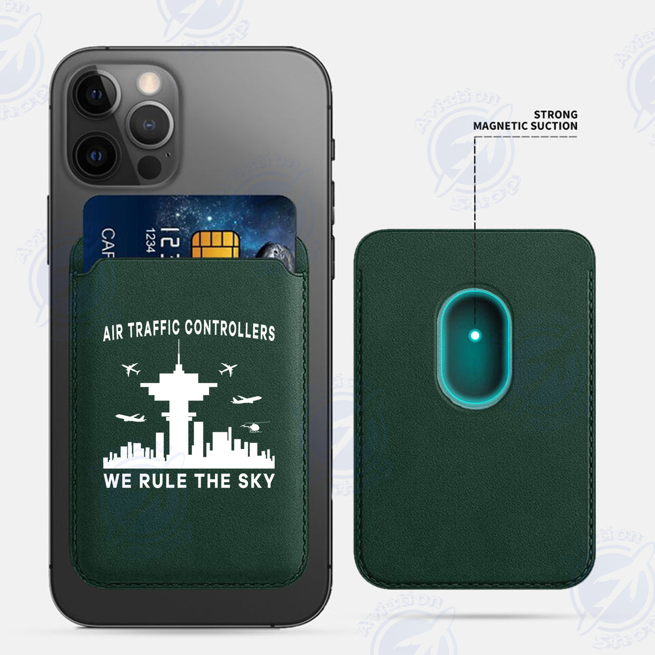 Air Traffic Controllers - We Rule The Sky iPhone Cases Magnetic Card Wallet