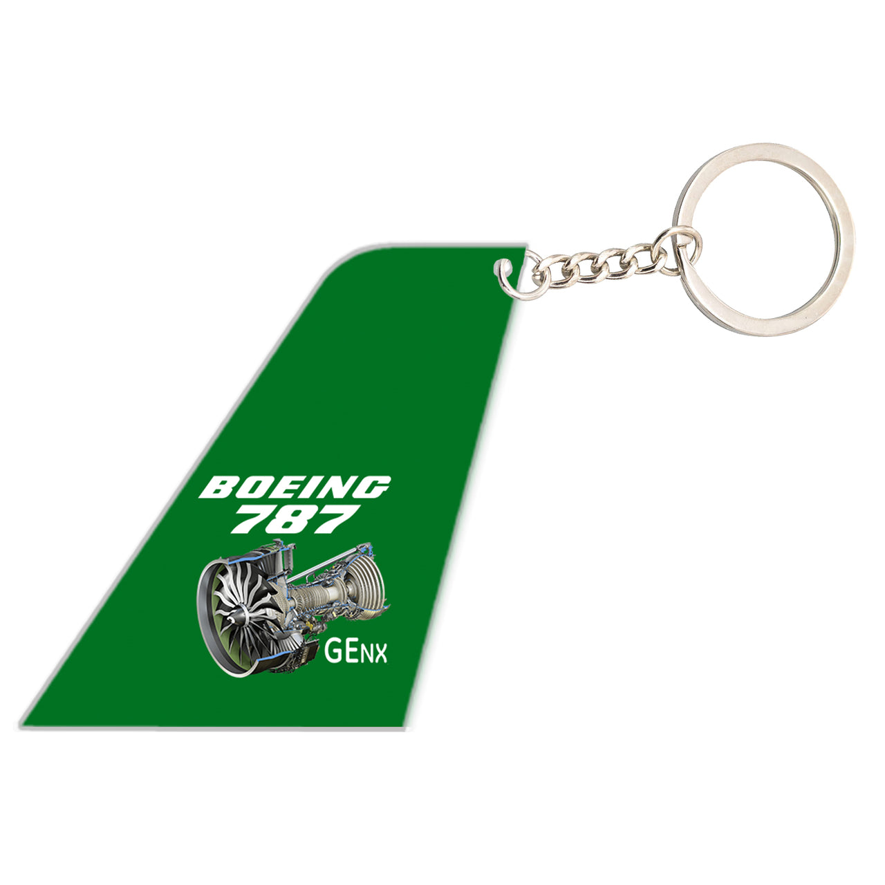 Boeing 787 & GENX Engine Designed Tail Key Chains