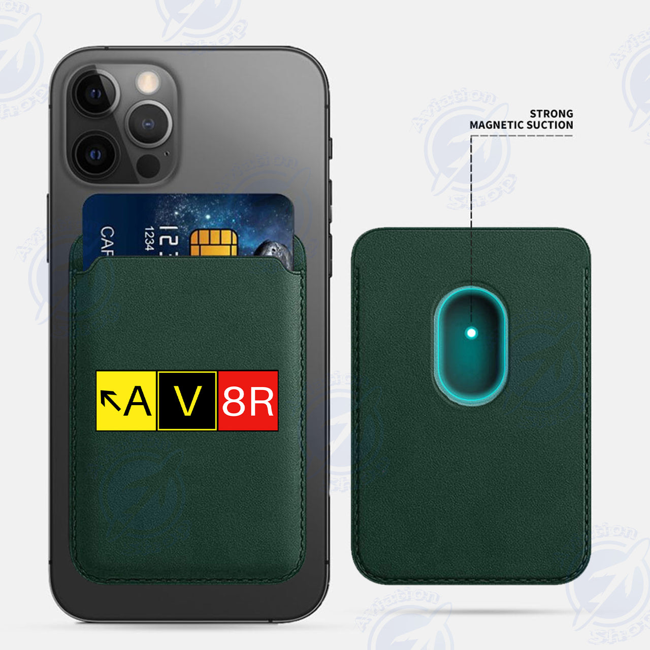 AV8R iPhone Cases Magnetic Card Wallet
