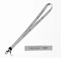 Thumbnail for Grenada Country Series lanyard - light gray