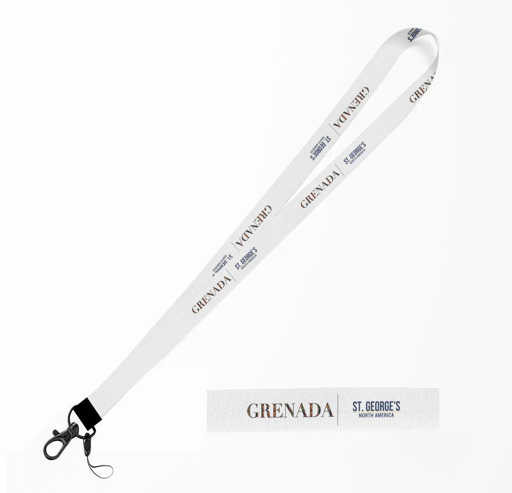 Grenada Country Series lanyard - white