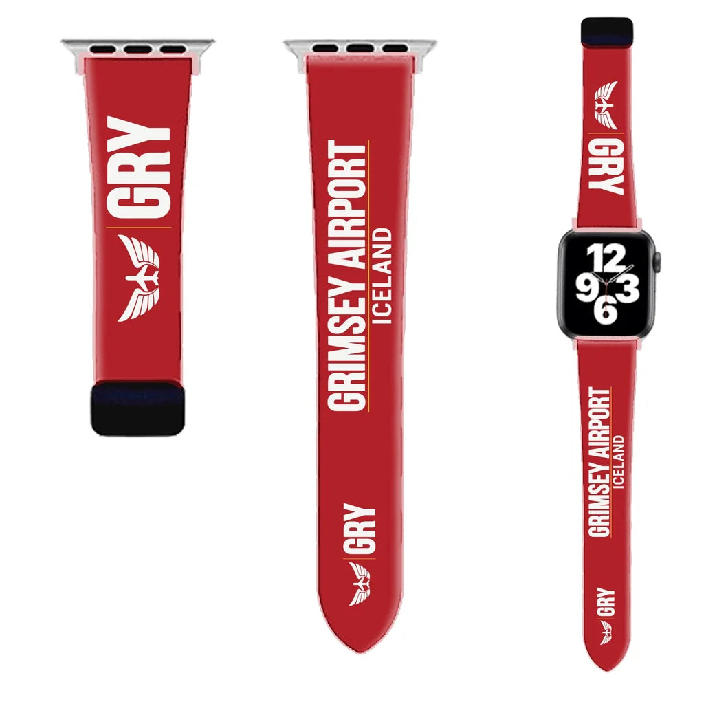 WBV6 | Grimsey Airport GRY | Red (Magnetic Band)
