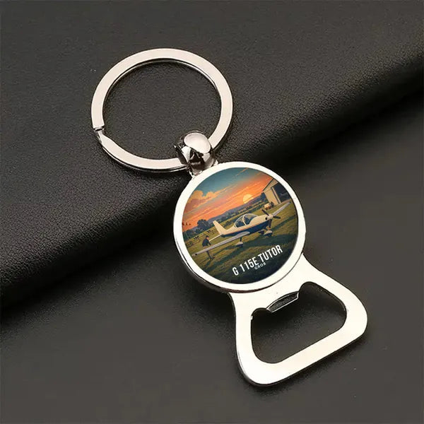 Grob G 115E Tutor - 3D - Bottle Opener Key Chain - Full Print