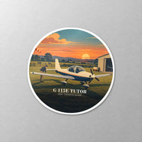 Thumbnail for Grob G 115E Tutor - 3D - Circle Sticker - Close-up