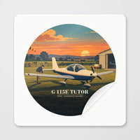 Thumbnail for Grob G 115E Tutor - 3D - Circle Sticker - Peel