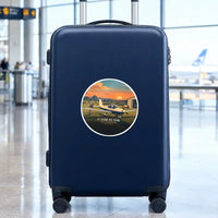 Thumbnail for Grob G 115E Tutor - 3D + Name - Circle Sticker - Suitcase
