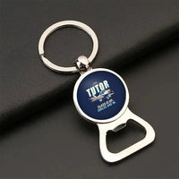 Thumbnail for Grob G 115E Tutor - Cartoon - Bottle Opener Key Chain - Navy Blue