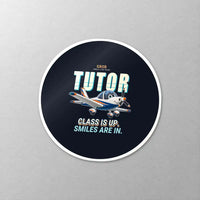 Thumbnail for Grob G 115E Tutor - Cartoon - Circle Sticker - Close-up