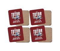 Thumbnail for Grob G 115E Tutor - Cartoon - Coaster Set - Dark Red