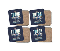 Thumbnail for Grob G 115E Tutor - Cartoon - Coaster Set - Navy Blue