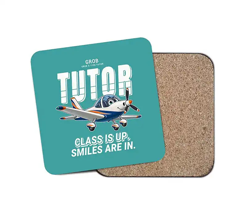 Grob G 115E Tutor - Cartoon - Coaster - Turquoise