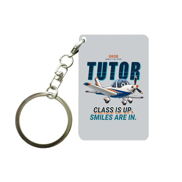 Grob G 115E Tutor - Cartoon - Key Chain - Light Gray