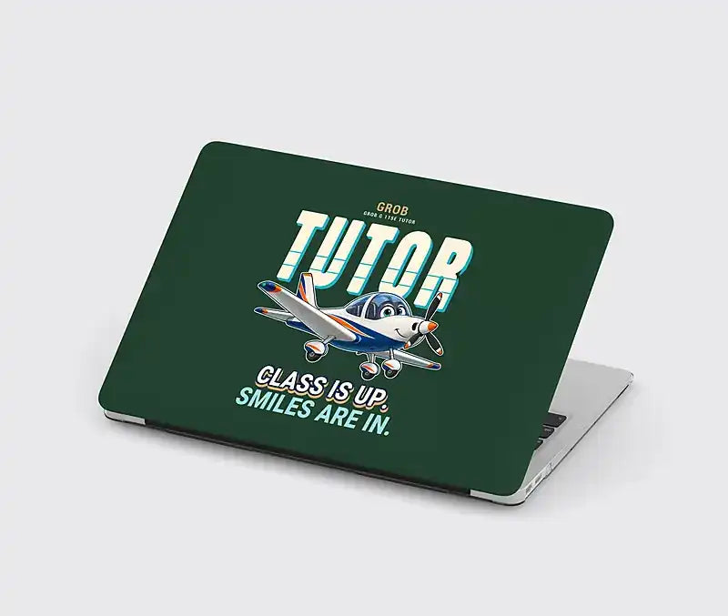 Grob G 115E Tutor - Cartoon - MacBook Case - Dark Green