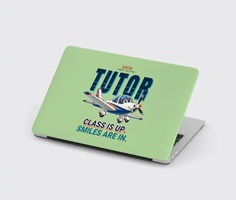 Grob G 115E Tutor - Cartoon - MacBook Case - Light Green
