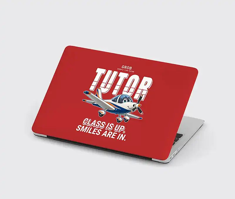 Grob G 115E Tutor - Cartoon - MacBook Case - Red