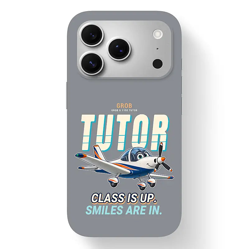 Grob G 115E Tutor - Cartoon - MagSafe iPhone 17 Pro - Gray