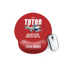 Thumbnail for Grob G 115E Tutor - Cartoon + Name - Ergonomic Mouse Pad - Red