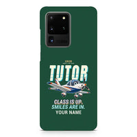 Thumbnail for Grob G 115E Tutor - Cartoon + Name - Samsung Case - Dark Green