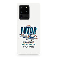 Thumbnail for Grob G 115E Tutor - Cartoon + Name - Samsung Case - White