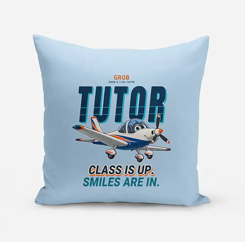 Grob G 115E Tutor - Cartoon - Pillow - Light Blue