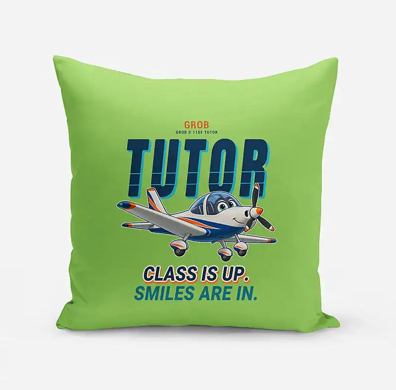 Grob G 115E Tutor - Cartoon - Pillow - Light Green