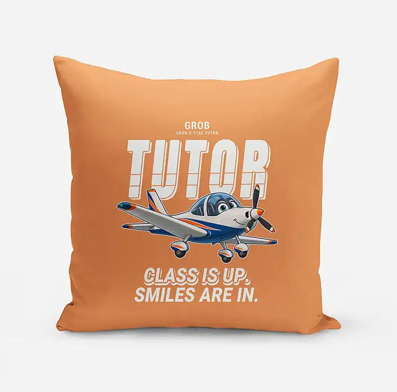 Grob G 115E Tutor - Cartoon - Pillow - Orange