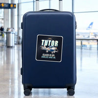 Thumbnail for Grob G 115E Tutor - Cartoon - Square Sticker - Suitcase