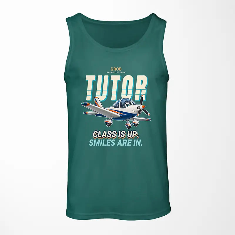 Grob G 115E Tutor - Cartoon - Tank Top - Green