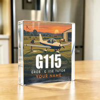 Thumbnail for Grob G 115E Tutor - Crystal Ornament - 3D + Name - Kitchen