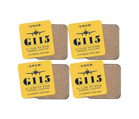 Thumbnail for Grob G 115E Tutor - Heritage - Coaster Set - Yellow
