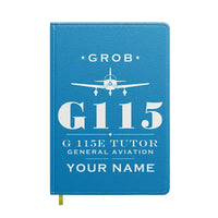 Thumbnail for Grob G 115E Tutor - Heritage + Name - Notebook - Turquoise