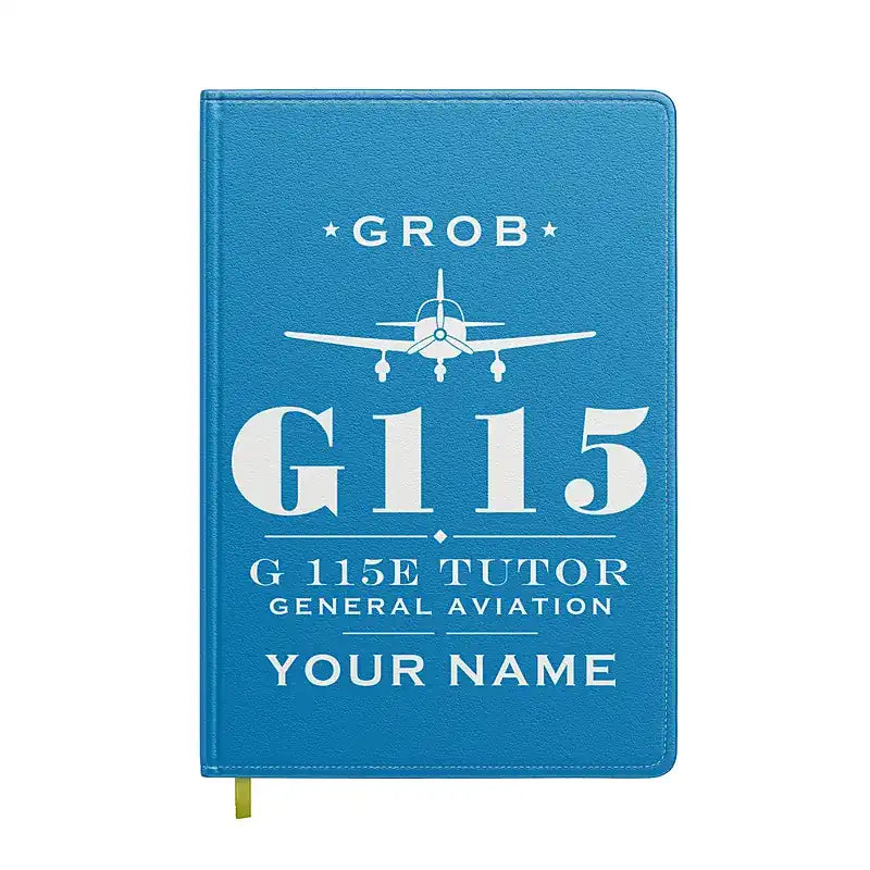 Grob G 115E Tutor - Heritage + Name - Notebook - Turquoise