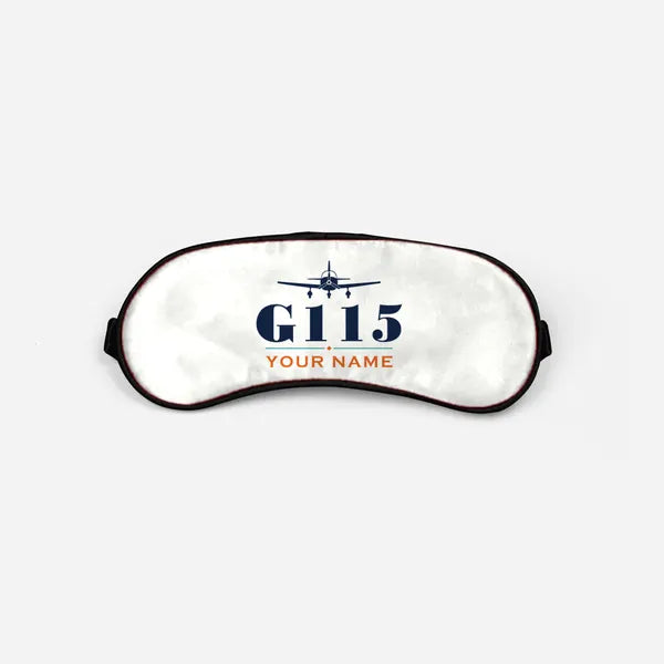 Grob G 115E Tutor - Heritage + Name - Sleep Mask - White