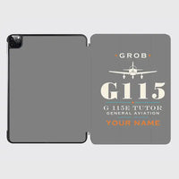 Thumbnail for Grob G 115E Tutor - Heritage + Name - iPad Case - Gray