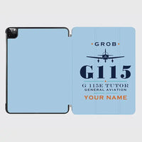Thumbnail for Grob G 115E Tutor - Heritage + Name - iPad Case - Light Blue