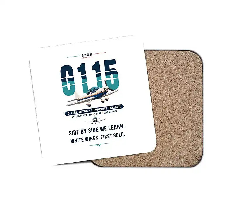 Grob G 115E Tutor - Original - Coaster - White