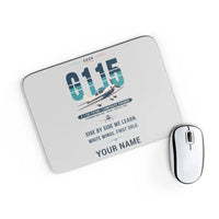 Thumbnail for Grob G 115E Tutor - Original + Name - Mouse Pad - Light Gray