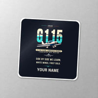 Thumbnail for Grob G 115E Tutor - Original + Name - Square Sticker - Close-up