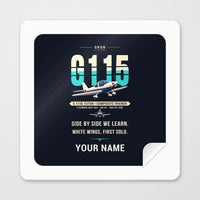 Thumbnail for Grob G 115E Tutor - Original + Name - Square Sticker - Peel