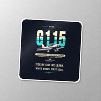 Thumbnail for Grob G 115E Tutor - Original - Square Sticker - Close-up
