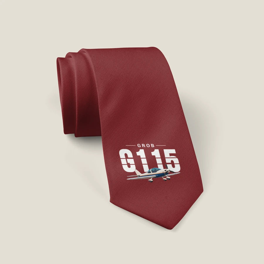 Grob G 115E Tutor - Original - Tie - Dark Red