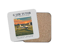 Thumbnail for Grob G 115E Tutor - Poster - Coaster - Light Gray