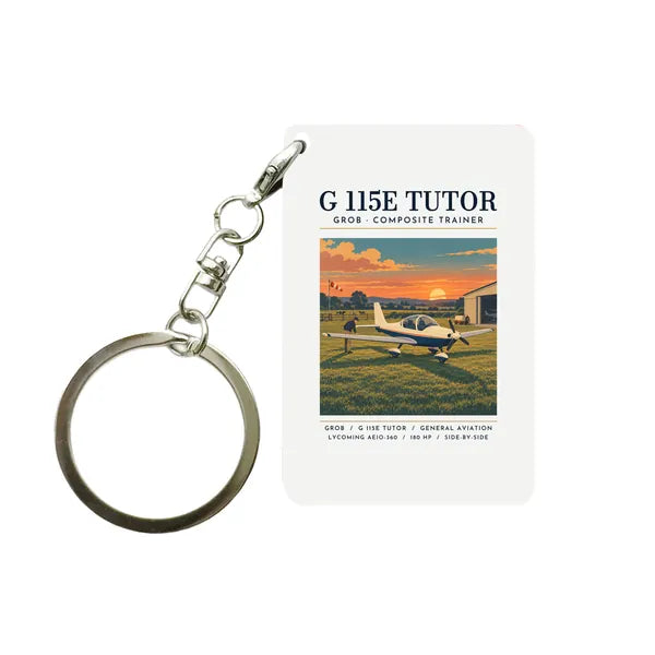 Grob G 115E Tutor - Poster - Key Chain - White