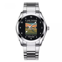 Thumbnail for Grob G 115E Tutor - Poster + Name - Stainless Steel Band - For Men