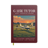 Thumbnail for Grob G 115E Tutor - Poster - Notebook - Dark Red